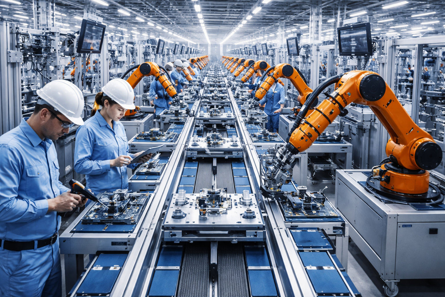 Semi Automatic Assembly Line